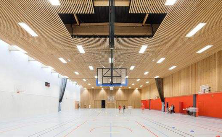 廣西學校體育館吸音板工程