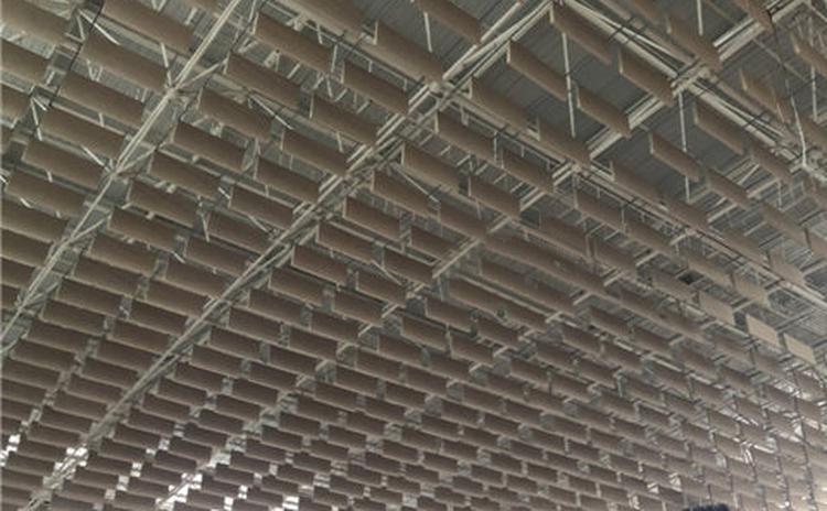 江蘇淮安中學(xué)體育館空間吸聲體聲學(xué)工程