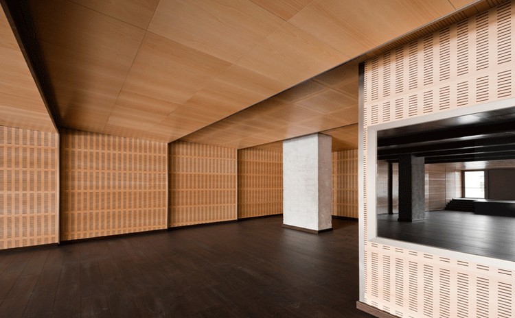 江蘇徐州接待室穿孔藝術(shù)吸音板聲學(xué)工程