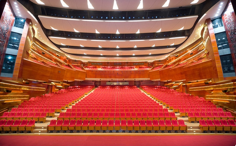 四川廣安音樂廳防火吸音板聲學(xué)工程